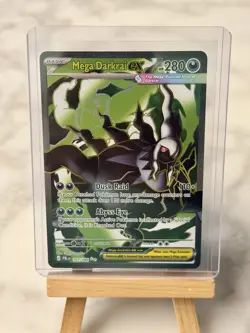 Mega Darkrai ex Full Art 101/084 Pitch Black PBL Ultra Rare Pokemon Card NM - Image 3