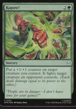 Kapow! - Marvel's Spider-Man SPM - 103 - MTG Magic - Image 1
