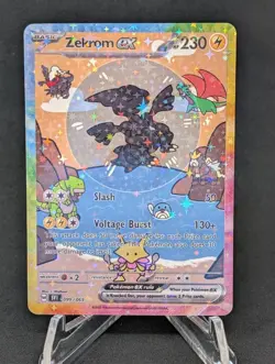 BUBBLE ZEKROM EX POKEMON CARD * FAN ART * MEW FRIENDS Paldean 232/091 - Image 1
