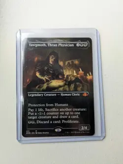 Magic The Gathering (MTG) Card Yawgmoth, Thran Physician (Borderless) Dominaria - Image 2