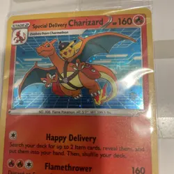 Special Delivery Charizard SWSH075 Holo Promo Card Sword & Shield SEALED - Image 3