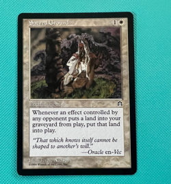 Sacred Ground - Stronghold - MTG - Magic the Gathering - Image 1