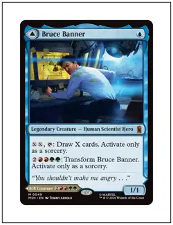 Bruce Banner - 0049, Marvel Super Heroes, Magic the Gathering MTG NM - Image 1