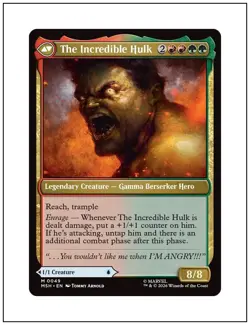 Bruce Banner - 0049, Marvel Super Heroes, Magic the Gathering MTG NM - Image 2