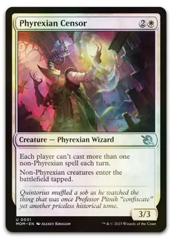Phyrexian Censor #31 (Foil) (NM) March of the Machine MOM Magic MTG - Image 1