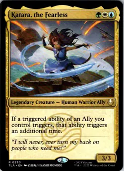 Katara, the Fearless 230 Rare Avatar: The Last Airbender Magic: The Gathering NM - Image 1