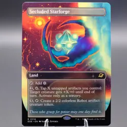 Secluded Starforge (Borderless) Normal 316 EOE Edge of Eternities NM MTG - Image 1