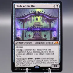 Blade of the Oni Normal 89 NEO Kamigawa: Neon Dynasty NM MTG - Image 1