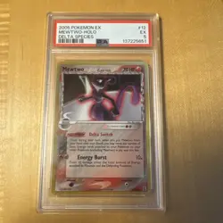 2005 POKEMON Mewtwo Delta Species Holo Rare 12/113 English PSA 5 EX! RARE! 💎🔥 - Image 2