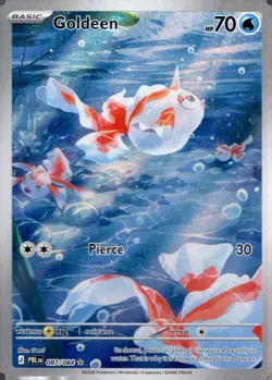 Goldeen 087/084 Illustration Rare Pitch Black Pokemon Holo Near Mint - Image 1