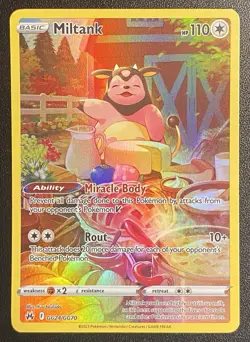 Miltank Full Art UR GG24/GG70 Pokemon TCG SWSH Crown Zenith Galarian Gallery NM* - Image 1