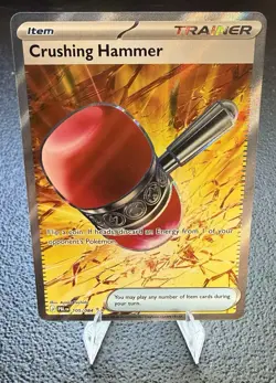Pokemon TCG - Crushing Hammer 105/084 - Pitch Black - Holo Ultra Rare Card - Image 1