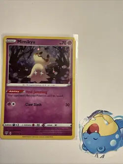 Mimikyu 081/189 Cosmos Holo Rare 2020 Pokemon Darkness Ablaze Card NM - Image 5
