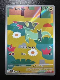 Pokemon Dreepy 247/217 Illustration Rare IR Ascended Heroes Near Mint - Image 1