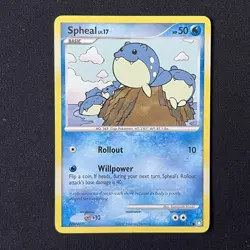 Spheal 102/123 Mysterious Treasures Pokemon Card - Image 2