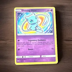 Nintendo Pokemon TCG Shining Mew 40/73 Shining Legends Holo Rare English - Image 1