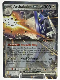 Archaludon ex - Surging Sparks 130/191 Pokemon TCG - Image 1