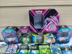 Pokemon TCG Empty Tin Lot (27) - Image 2