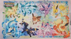 Super Prismatic Evolutions Board Game Pokemon Playmat TCG CCG Mat Pad Mousepad - Image 1