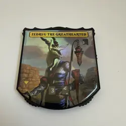 MTG Relic Tokens: Legendary ZEDRUU THE GREATHEARTED FOIL EDH Commander Ultrapro - Image 1