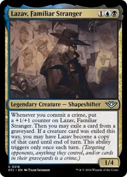 Lazav, Familiar Stranger - Near Mint MTG Outlaws of Thunder Junction - Image 1