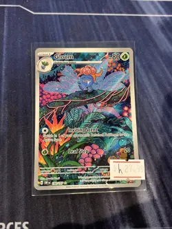 Pokemon TCG Gloom 198/197 SV03 Obsidian Flames IR Full Art Holo EN - Image 1