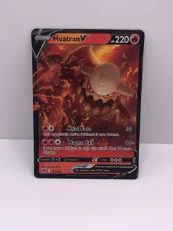 Heatran V 2022 Pokemon Sword & Shield Astral Radiance #25 Ultra Rare Holo NM - Image 1