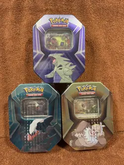 Pokemon TCG Triple Whammy Collector Tins (x3) - Darkrai - Slaking - Tyranitar - Image 1