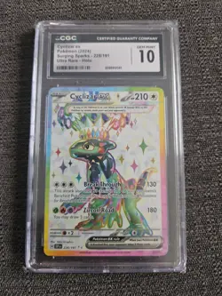 Pokemon Cyclizar Ex Surging Sparks 228/191 Cgc Gem Mint 10 - Image 1