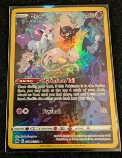 The Pokemon Company Mew GG10/GG70 Crown Zenith GG Ultra Rare Full Art Holo EN - Image 1