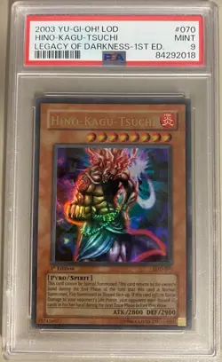 Hino-Kagu-Tsuchi LOD-070 Legacy of Darkness 1st Edition PSA 9! - Image 1