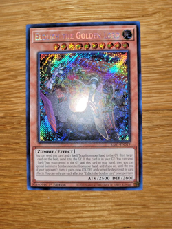 Yugioh Eldlich the Golden Lord RA01-EN019 Secret Rare English 1st Edition - Image 1