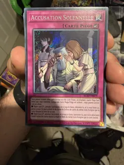 Solemn Accusation BLZD-FR079 Blazing Dominion 1st Edition Secret Rare - Image 1
