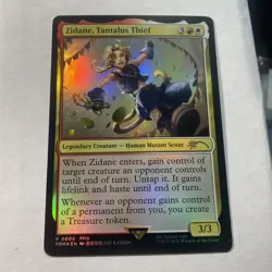 Zidane Tantalus Thief (FOIL) Promo Card P #5 PRM EN Final Fantasy MTG FFIX - Image 1
