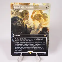 Galadriel's Dismissal Borderless Tales of Middle Earth LoTR MTG NM - Image 1