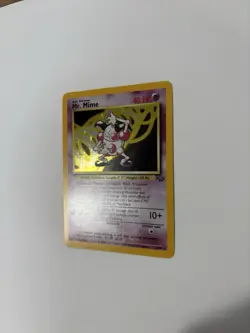 Wizards of the Coast Pokemon TCG Jungle Mr. Mime 6/64 Holo Rare Unlimited 1999 - Image 2