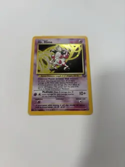 Wizards of the Coast Pokemon TCG Jungle Mr. Mime 6/64 Holo Rare Unlimited 1999 - Image 4