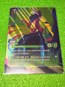 Disney Lorcana Scar - Vengeful Lion Enchanted - Image 1
