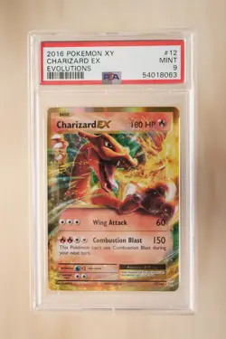 2016 Pokemon XY Charizard EX Evolutions 12/108 PSA 9 MINT - Image 1