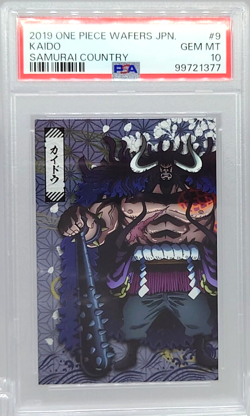 PSA10 One Piece Wafers Card Japanese Kaido Samurai Country 2019 Japan Anime JP - Image 2
