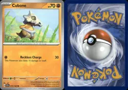 CUBONE 72/142 Stellar Crown TCG Pokemon Card Near Mint - Image 3