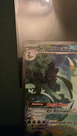 Pokemon TCG Serperior EX 164/086 Black Bolt English Card - Image 2