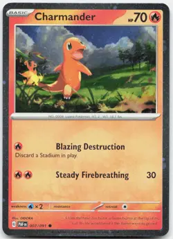Charmander (Cosmos Holo) 007/091 Miscellaneous Cards & Products Pokemon NM/M - Image 1