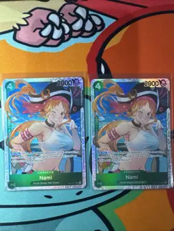 Nami OP14-031 SR Foil - The Azure Sea's Seven - One Piece Card Game - Image 1