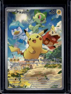 Pokemon SV: Scarlet & Violet Promo Cards Pikachu 027 - Image 1
