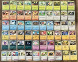 Pokemon TCG Scarlet Violet 151 Bulk Lot Common/Uncommon Lot of 61 Cards NM/Mint - Image 1