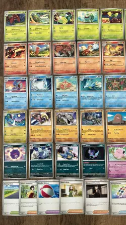 Pokemon TCG Scarlet Violet 151 Bulk Lot Common/Uncommon Lot of 61 Cards NM/Mint - Image 4