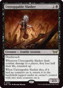Unstoppable Slasher (0294) [Duskmourn: House of Horror] Foil Near Mint - Image 1