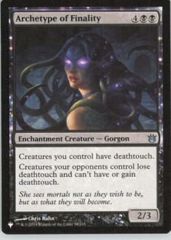 Archetype of Finality The List Reprints NM - Image 1