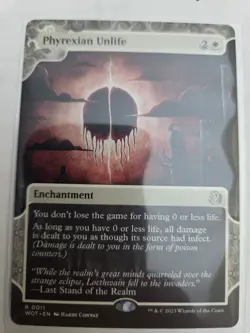 mtg, Phyrexian Unlife Wilds of Eldraine: Enchanting Tales Regular NM - Image 1